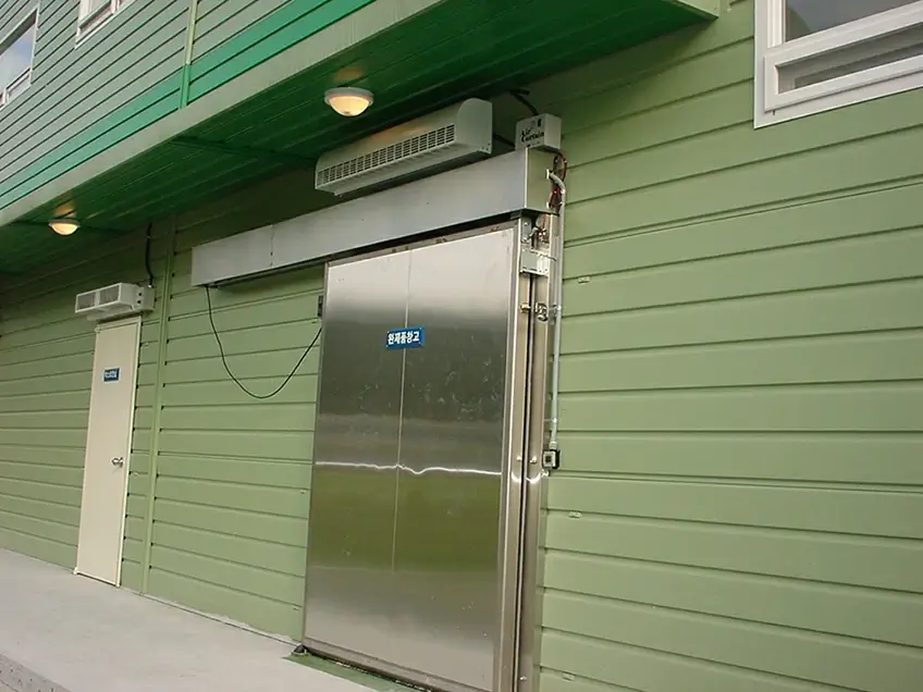 Puerta automática con sensor en Korea